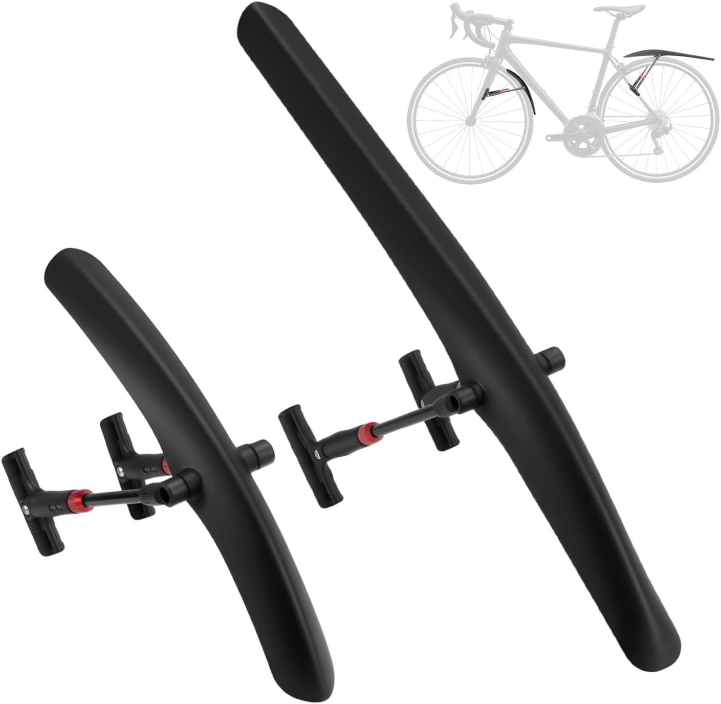 Youyijia Schutzblech Professionelles Fahrrad Schutzblech Set 24-29 Zoll Universeller