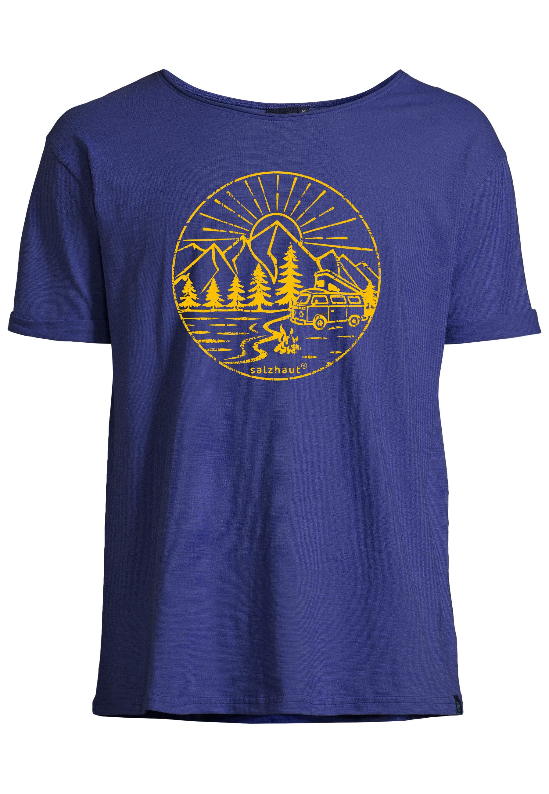 salzhaut T-Shirt KIMM - CAMPER Herren Regular Fit Endlich wieder Sommer! bequemes T-Shirt, Shirt, Top, Oberteil