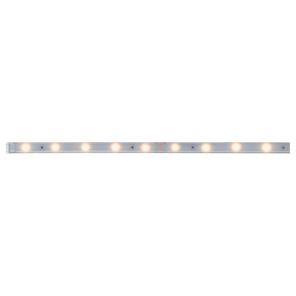 4W MaxLED LED Strip IP44 Streifen 1000mm, Paulmann LED LED Silber Erweiterung Stripe in 2700K 240lm 1-flammig,