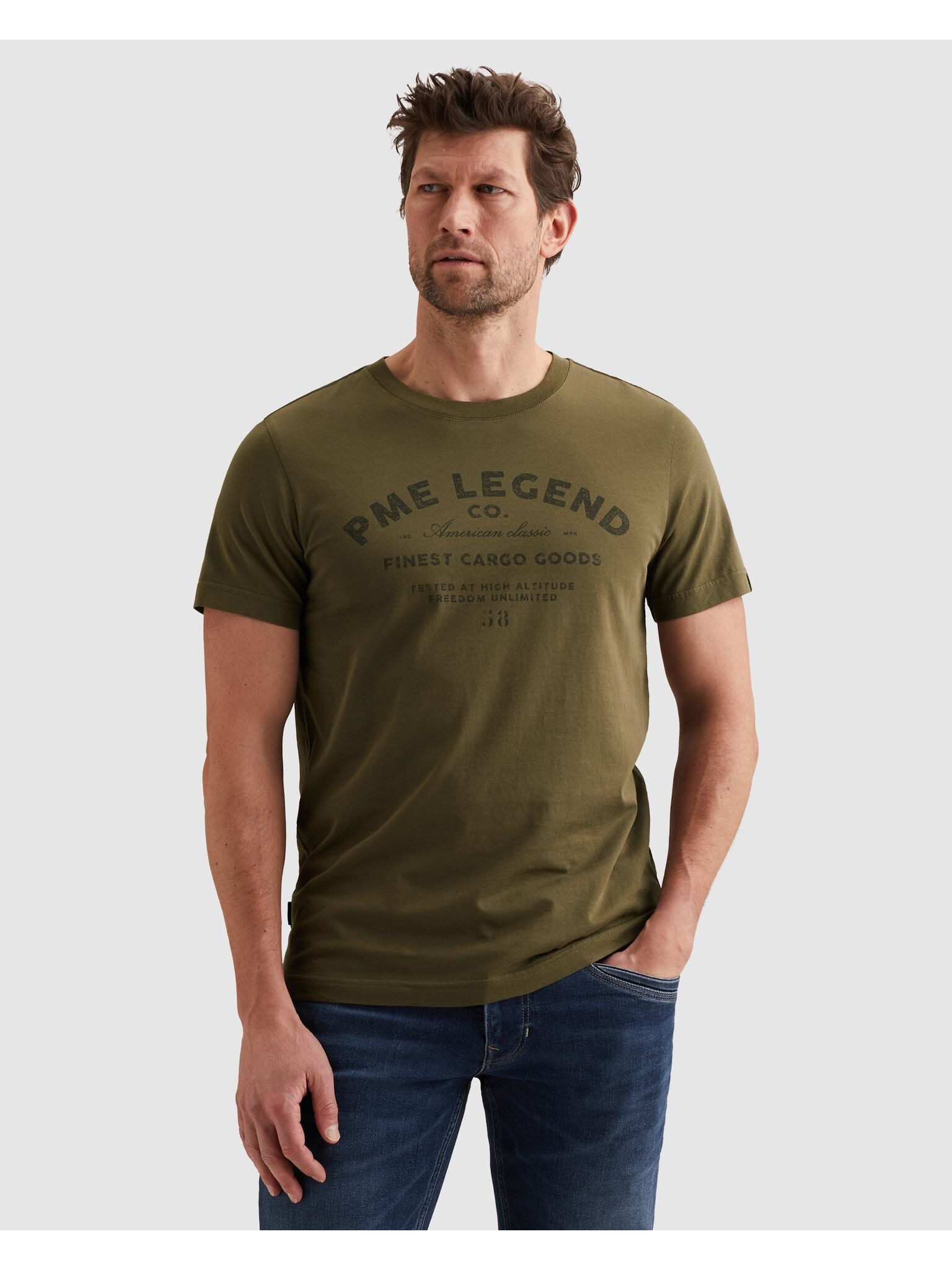 PME LEGEND T-Shirt Short Sleeve Play Single Jersey Graphic aus reiner Baumw günstig online kaufen