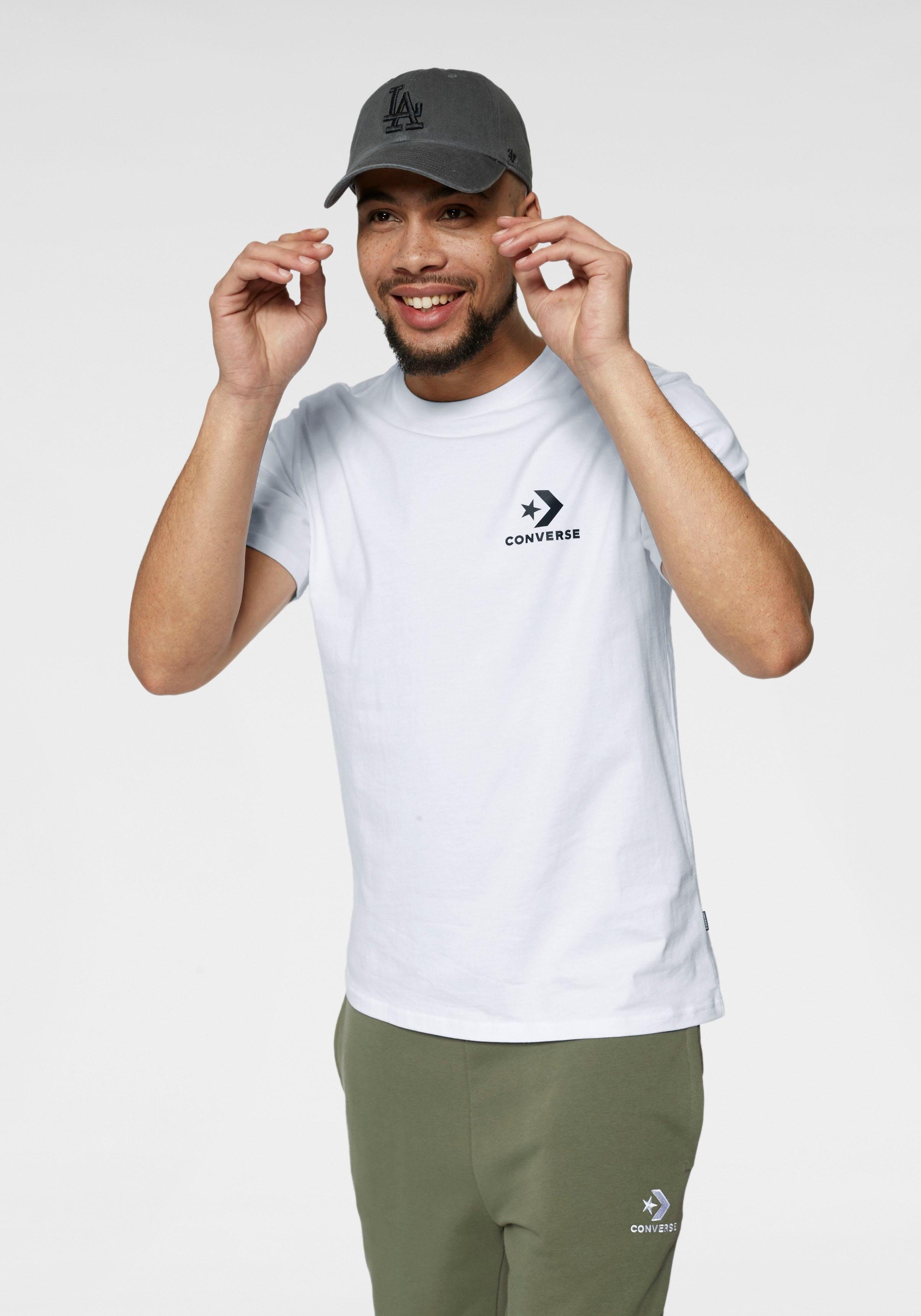 Converse T-Shirt »CONVERSE LEFT CHEST STAR CHEVRON TEE ...