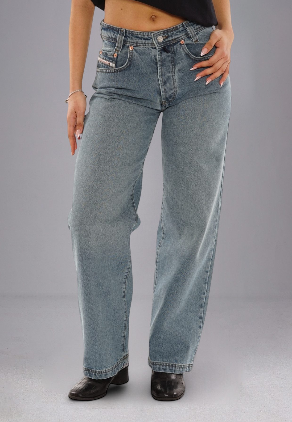 PICALDI Jeans Relax-fit-Jeans Zicco 474 Enemy W (1-tlg) Baggy Jeans