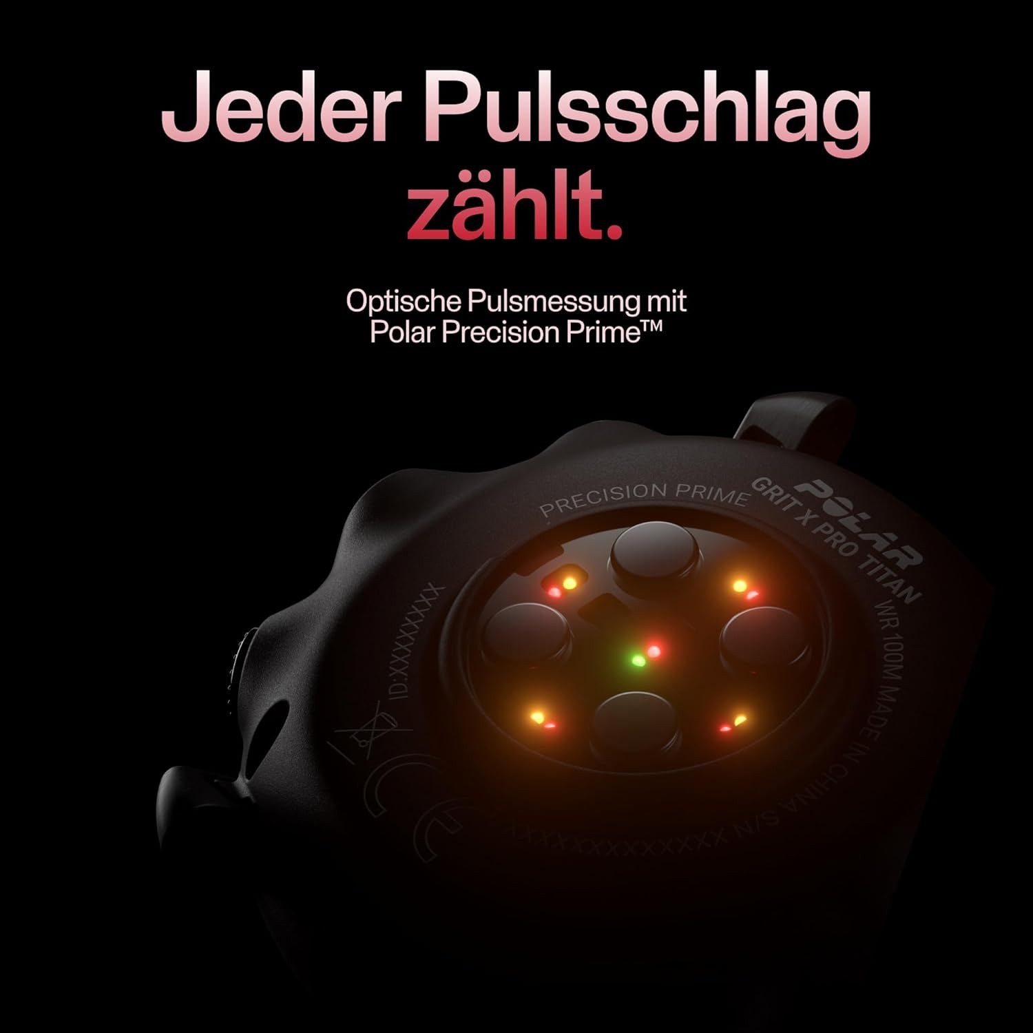 Polar Smartwatch (3 cm, android ios), GPS Sport Smartwatch mit 40 Std Trainingszeit und Pulsmessung
