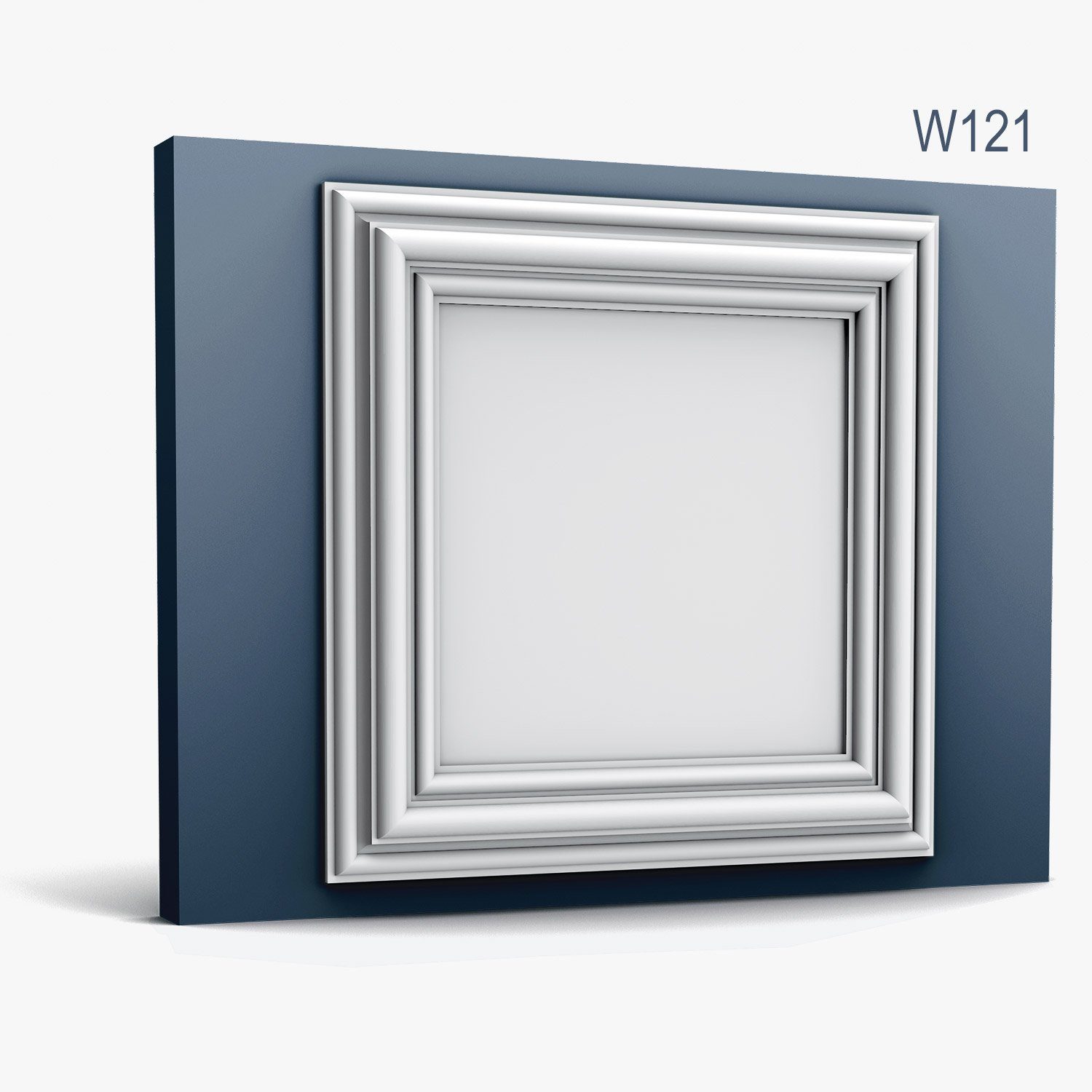 Orac Decor 3D Wandpaneel W121, BxL: 50x50 cm, 0.25 qm, (Dekorpaneel, 1-tlg., AUTOIRE Stuck-Wandpaneel Zierelement Dekorelement) weiß vorgrundiert