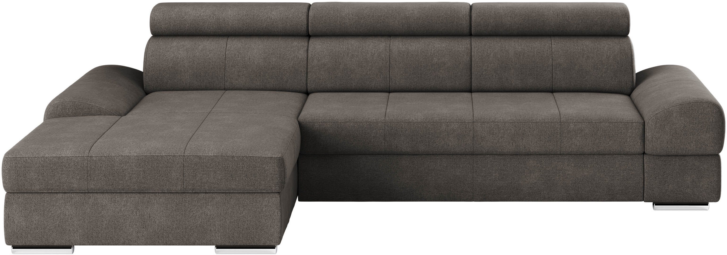 sit&more Ecksofa Broadway L-Form, inklusive Kopfteilverstellung, günstig online kaufen