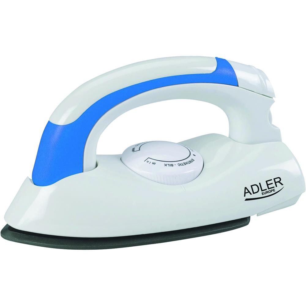 Adler Reisebügeleisen AD 5015, 700 Watt, Camping, Zelten, Urlaub, kompakt, Bügeleisen, weiß