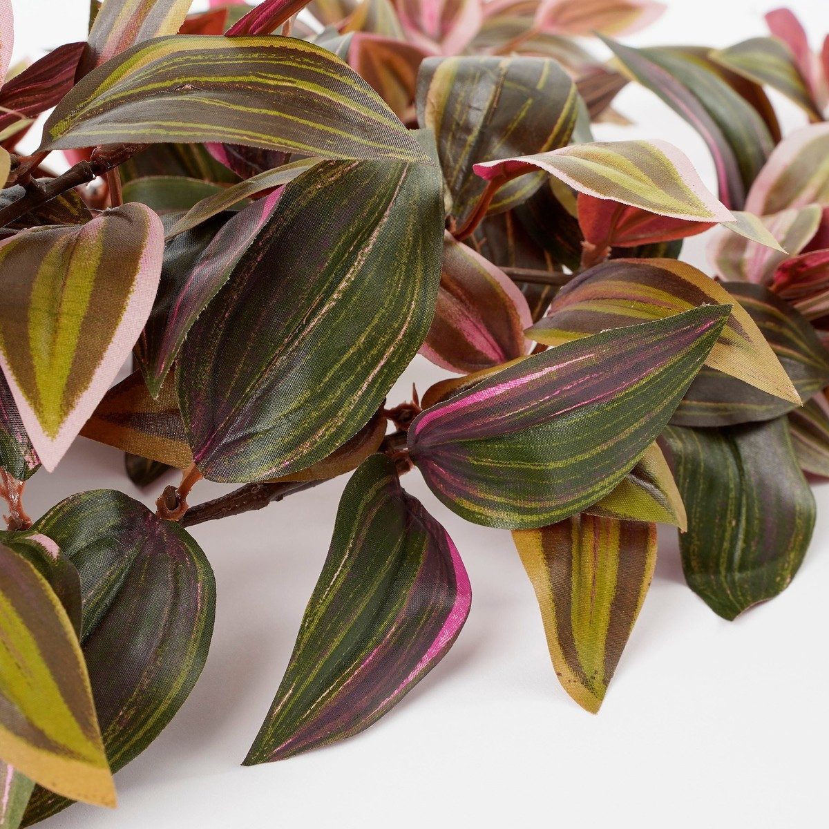 Kunstpflanze Mica Decorations Tradescantia haengend bordeaux - l54xb20xh15cm, Mica Decorations, Höhe 54 cm – Bild 3 von 4