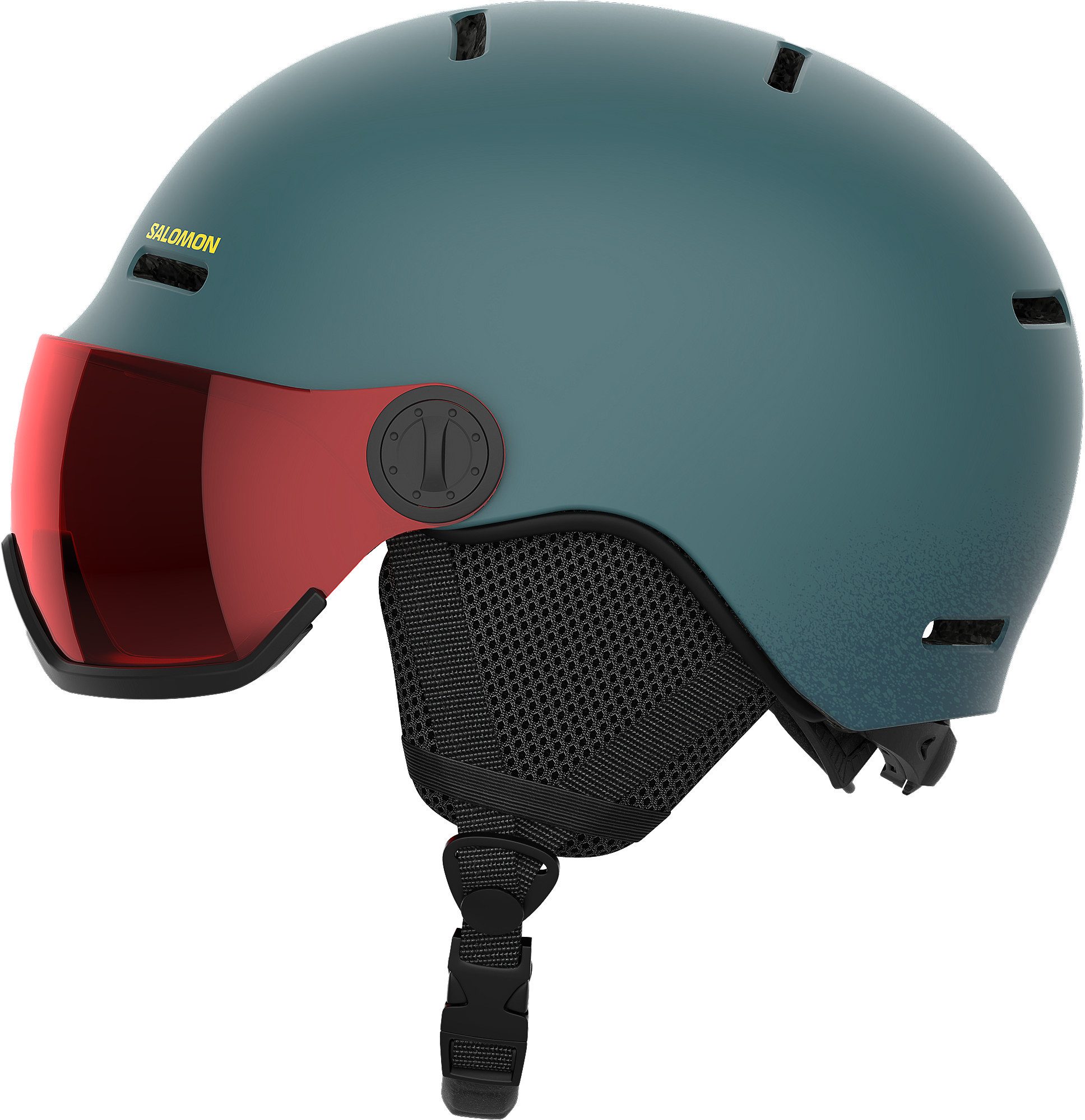 Salomon Skihelm Salomon Kinder Skihelm ORKA VISOR North At/Un FLS RED