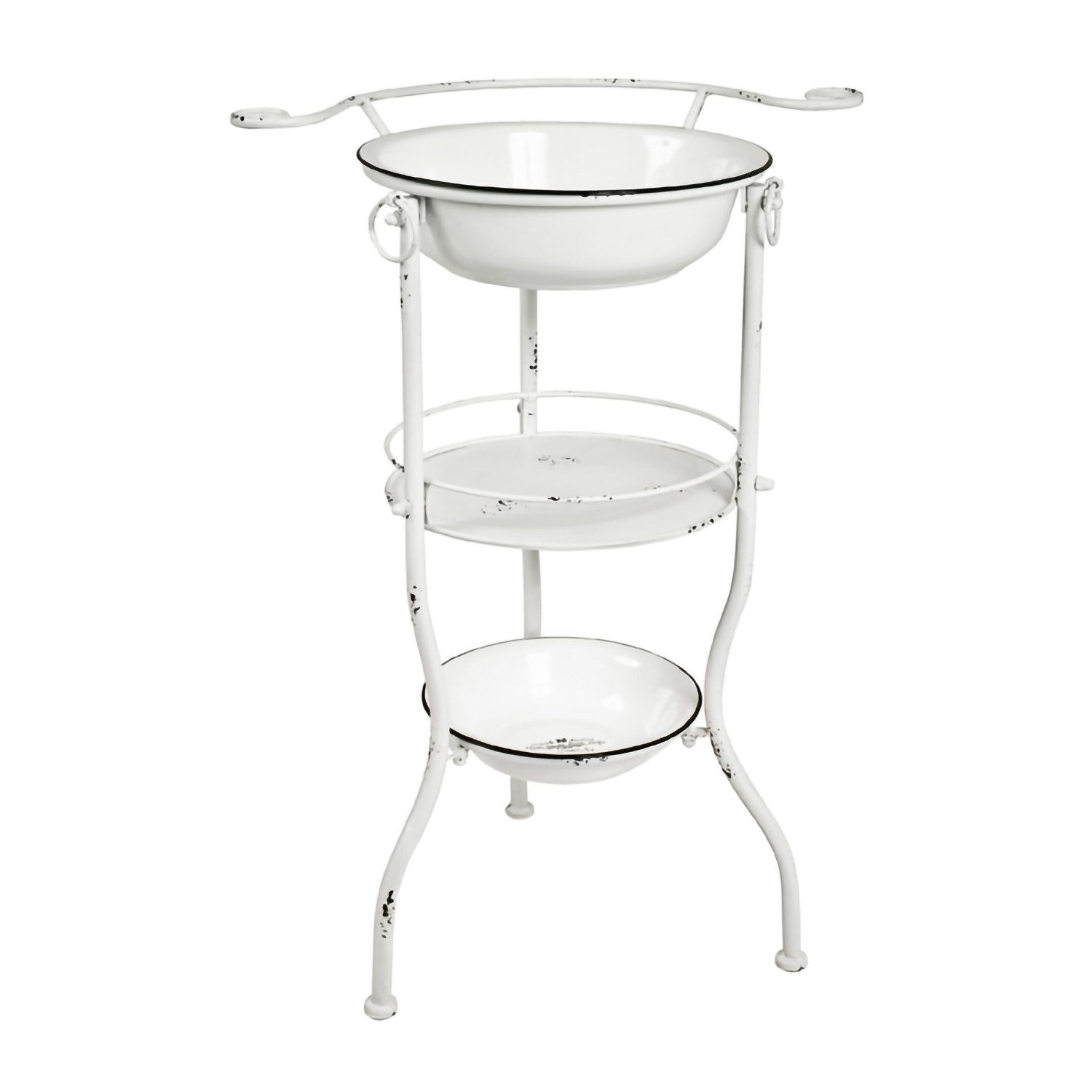 HAKU Waschtisch HAKU Möbel Waschtisch - antikweiß - H. 85cm x B. 56cm (1 Stück)