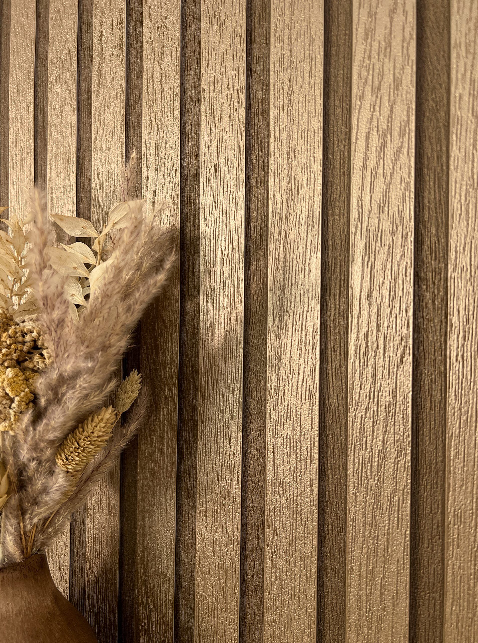 Newroom Vliestapete, Gold Tapete Glamour Paneele - Wandpaneele Holzpaneele günstig online kaufen