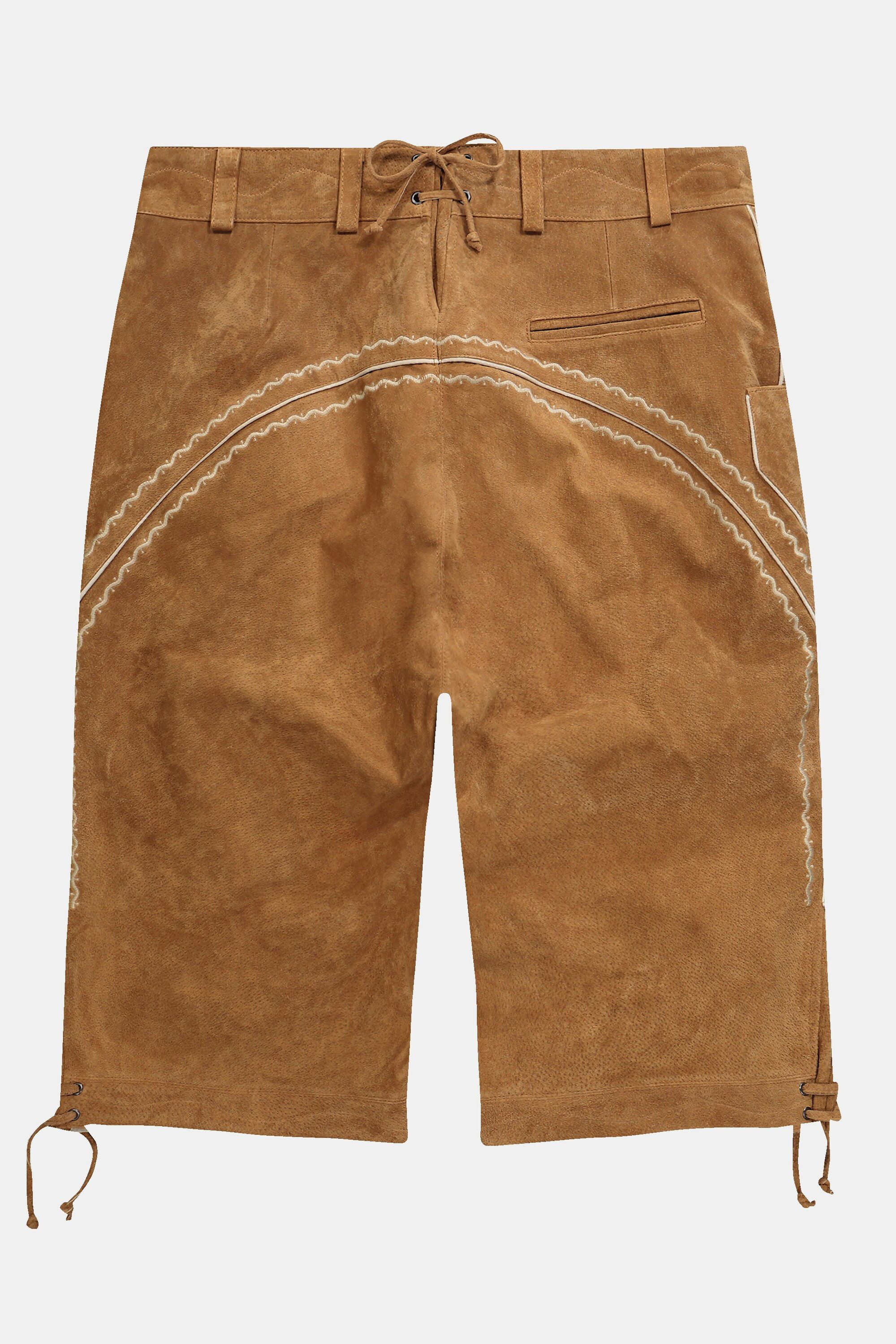 Men Plus Lederhose 3/4-Trachten-Lederhose echtes Leder – Bild 5 von 5