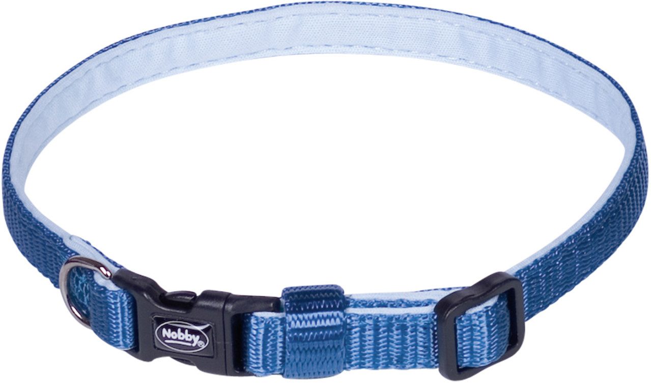 Nobby Hundehalsbandleuchte Nobby Halsband Classic Preno Mini S-XS hellblau