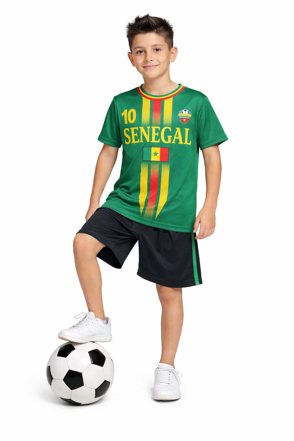 Fußballtrikot Fussball Fan Set SENEGALTrikot + Shorts, JS297e