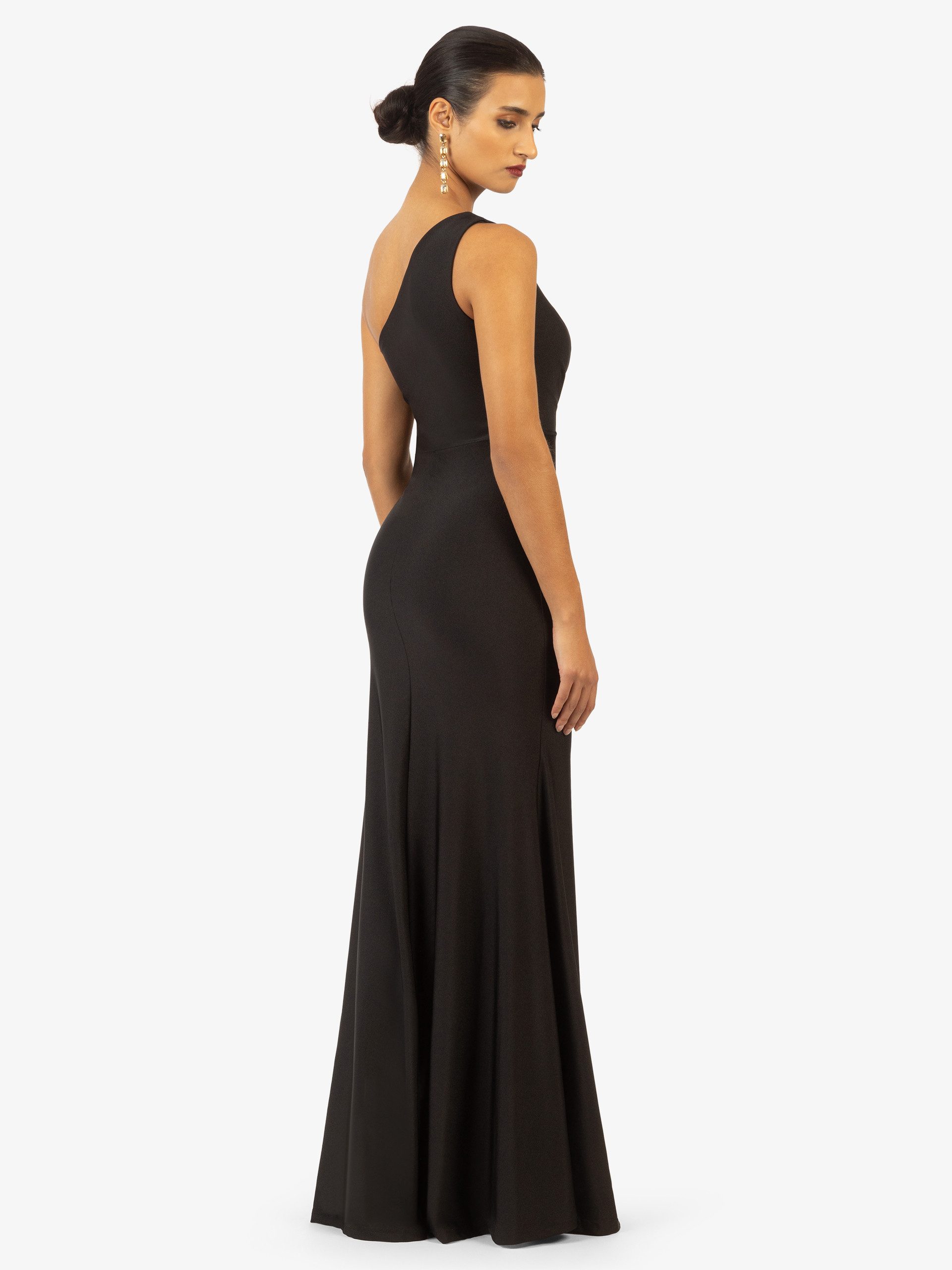 Kraimod Abendkleid mit Drapierung und One-Shoulder-Design