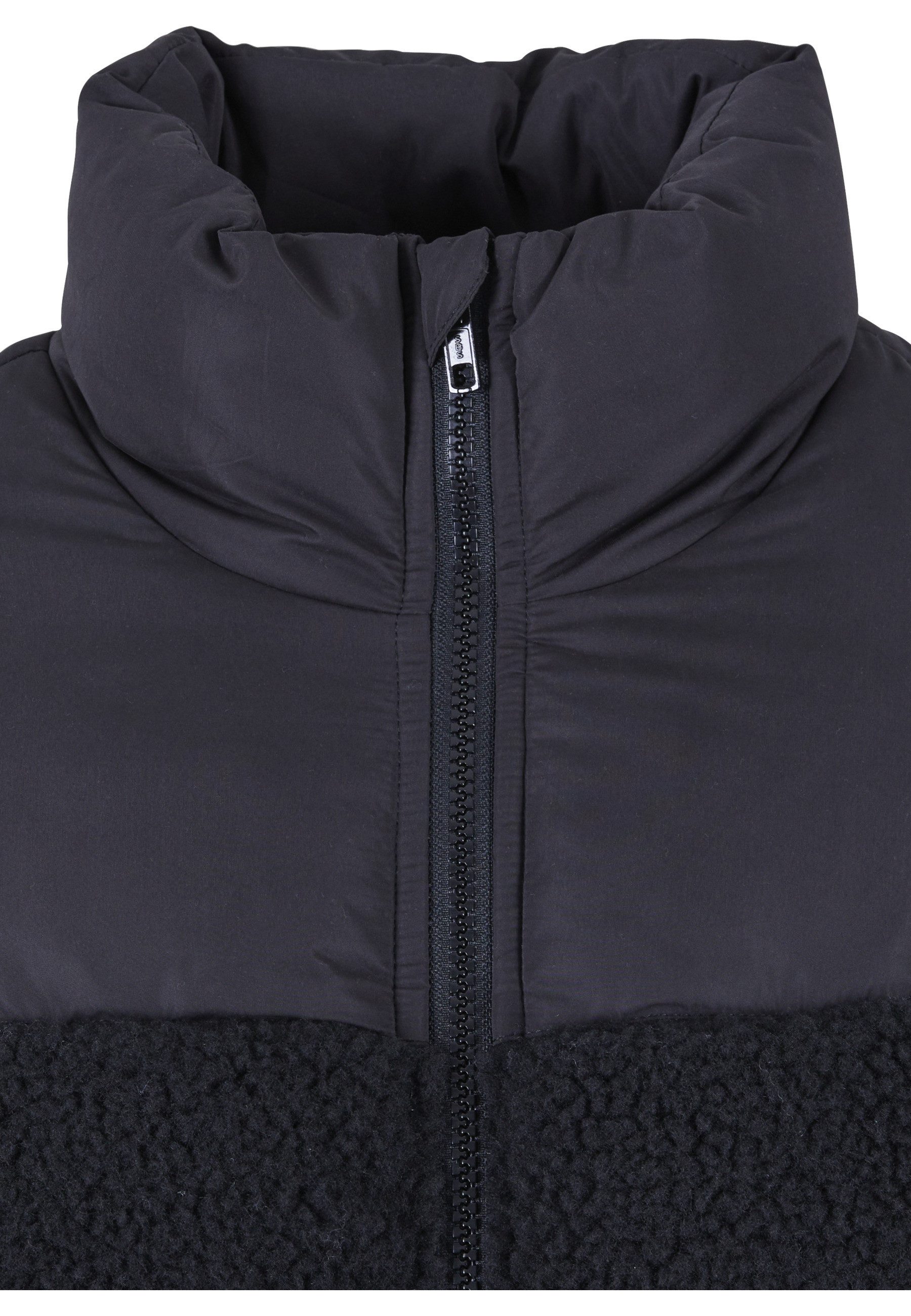URBAN CLASSICS Winterjacke Urban Classics Damen Ladies Short Sherpa Mix Puffer Jacket (1-St)