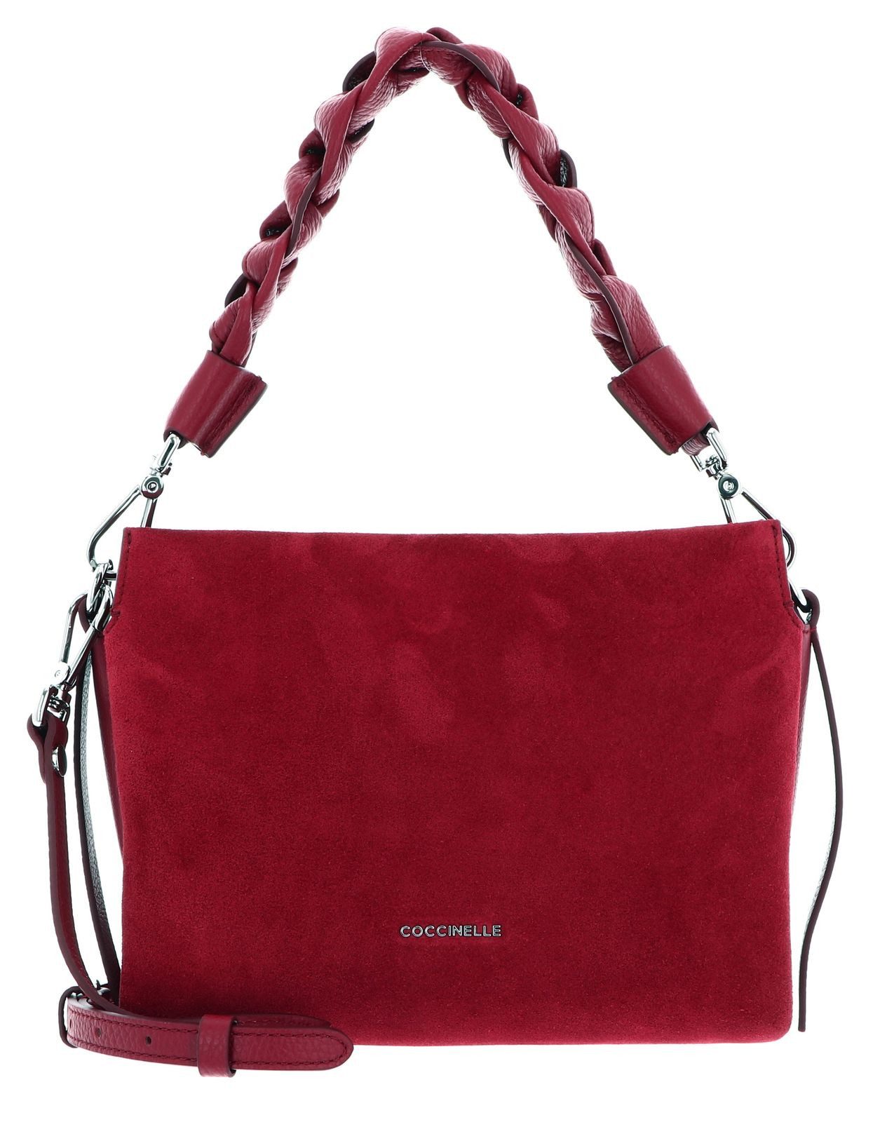 COCCINELLE Handtasche Handbag Suede Grainy Leather, aus echtem Rindsleder