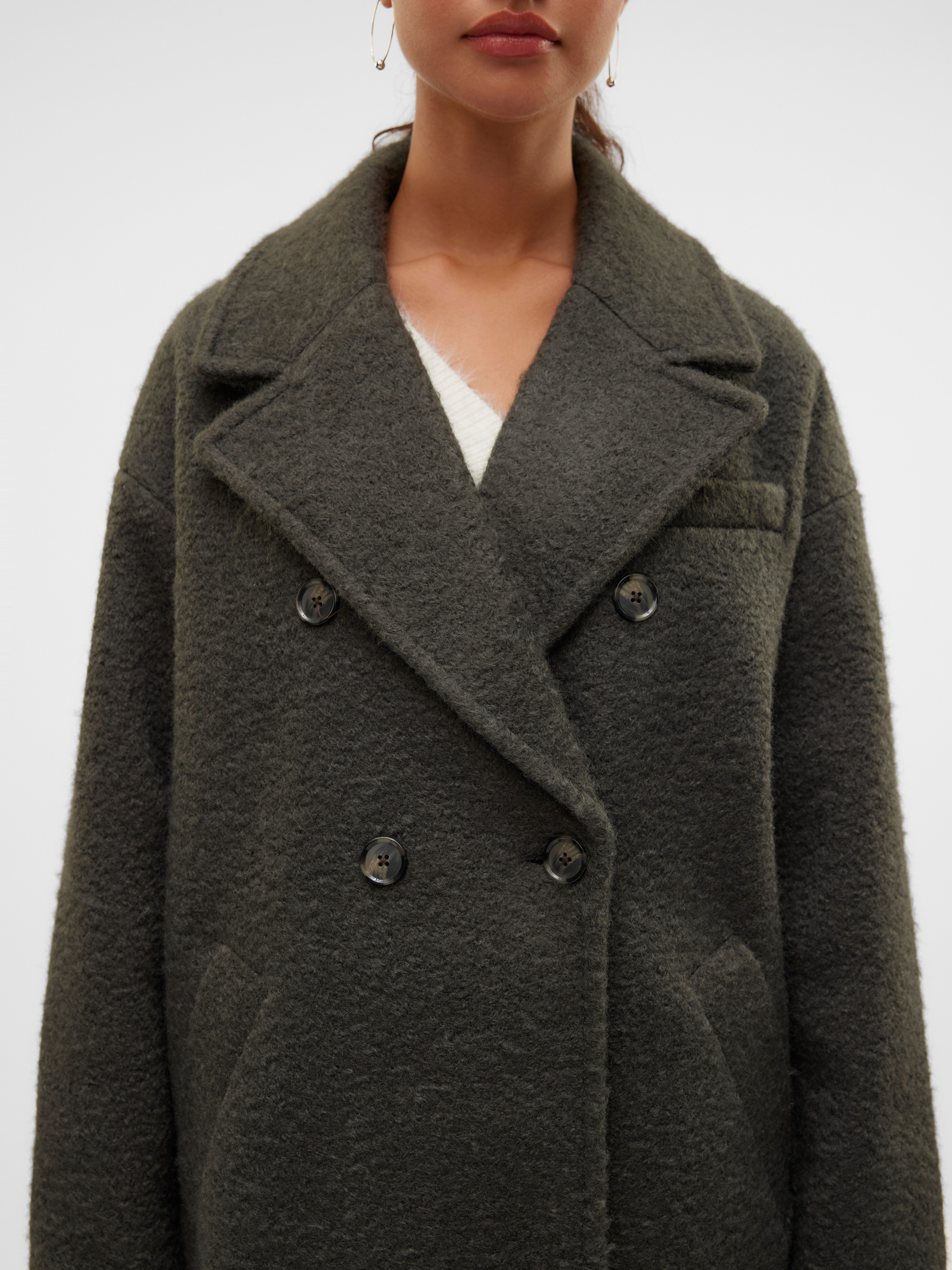 Vero Moda Langmantel VMELITEERIKA LONG COAT BOO günstig online kaufen