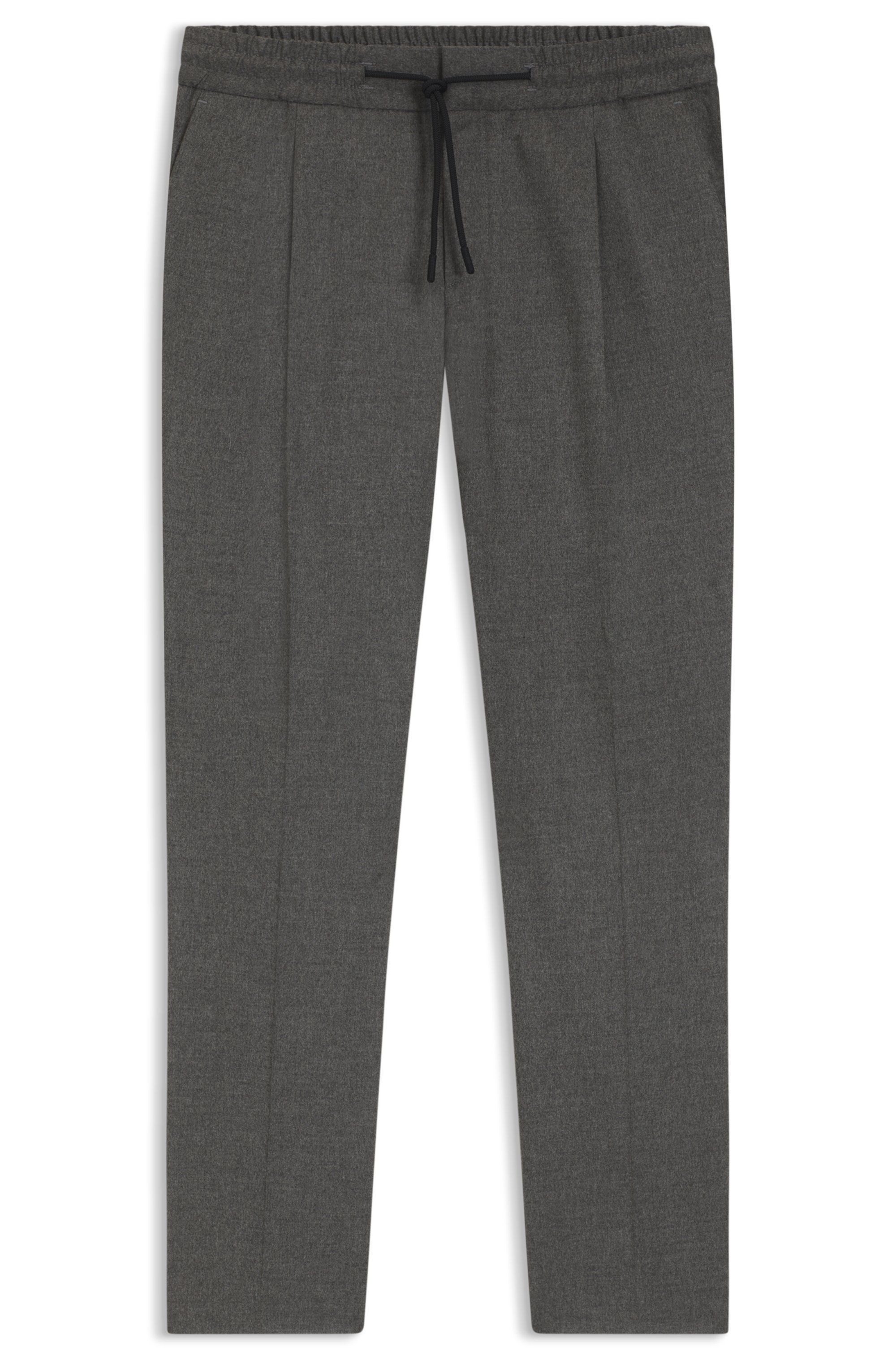 Anzughose Getlin aus Stretch-Flanell
