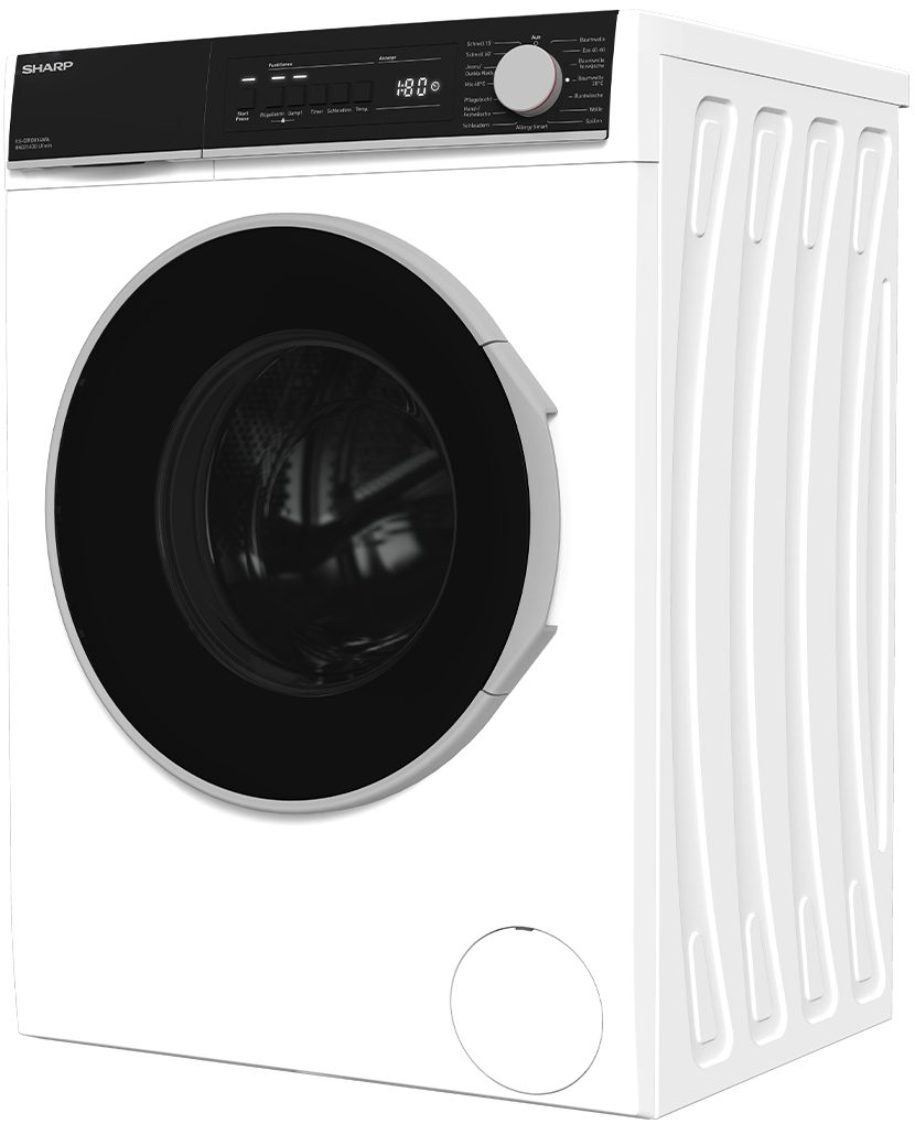 ES-BRO814WA-DE, 1400 Sharp kg, U/min, 8,00 Bügeln Einfaches Waschmaschine