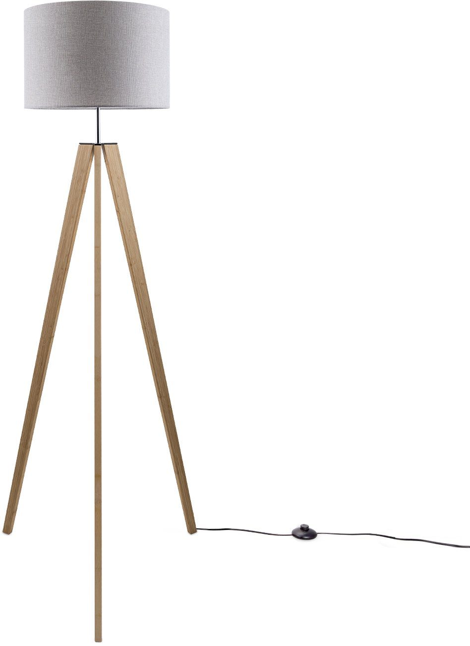 Paco Home Stehlampe Canvas uni Color, günstig online kaufen