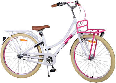 TPFSports Kinderfahrrad Volare Excellent 26 Zoll mit Rücktritt + Handbremse, 3 Gang, (Mädchen Fahrrad - Rutschfeste Sicherheitsgriffe), Kinder Fahrrad 26 Zoll mit Ständer Laufrad Mädchen Kinderrad