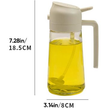 Lubgitsr Ölspender 2 in 1 Ölsprüher für speiseöl, 500 ml Öl Sprühflasche, (1-tlg)