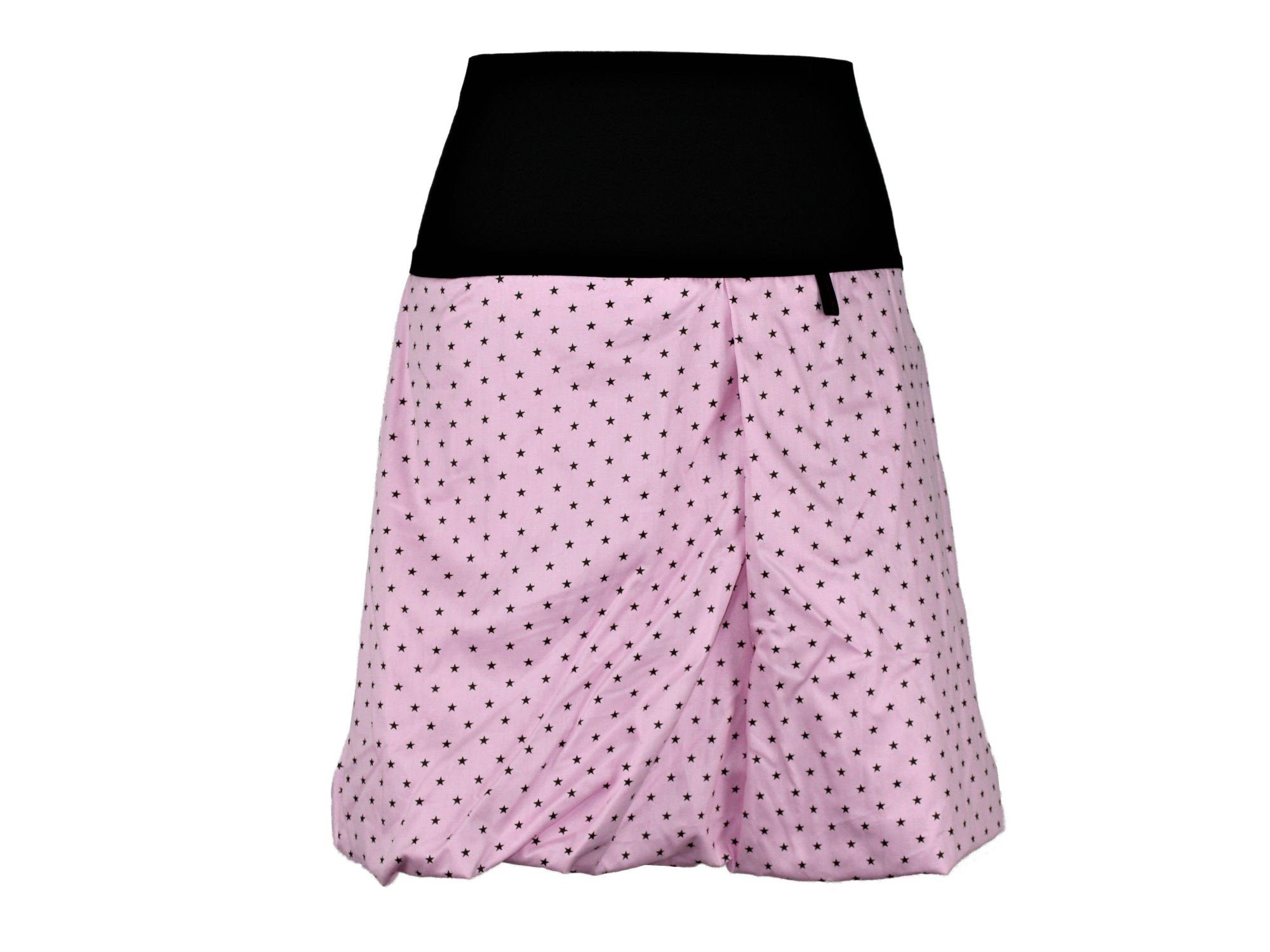 dunkle design Ballonrock Baumwolle Sterne 51cm elastischer Bund