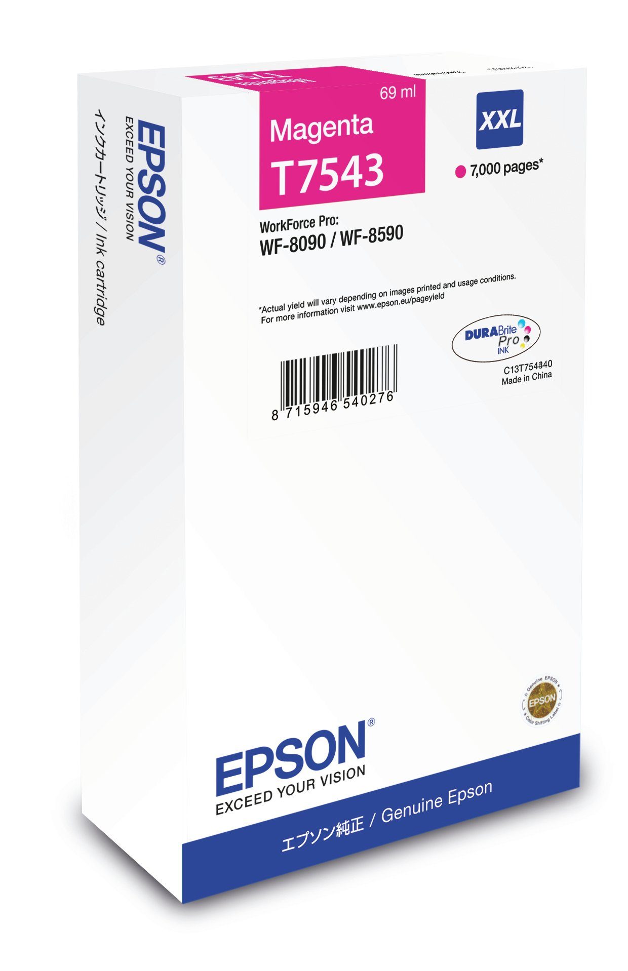 Tintenpatrone Epson WF-8090 Epson