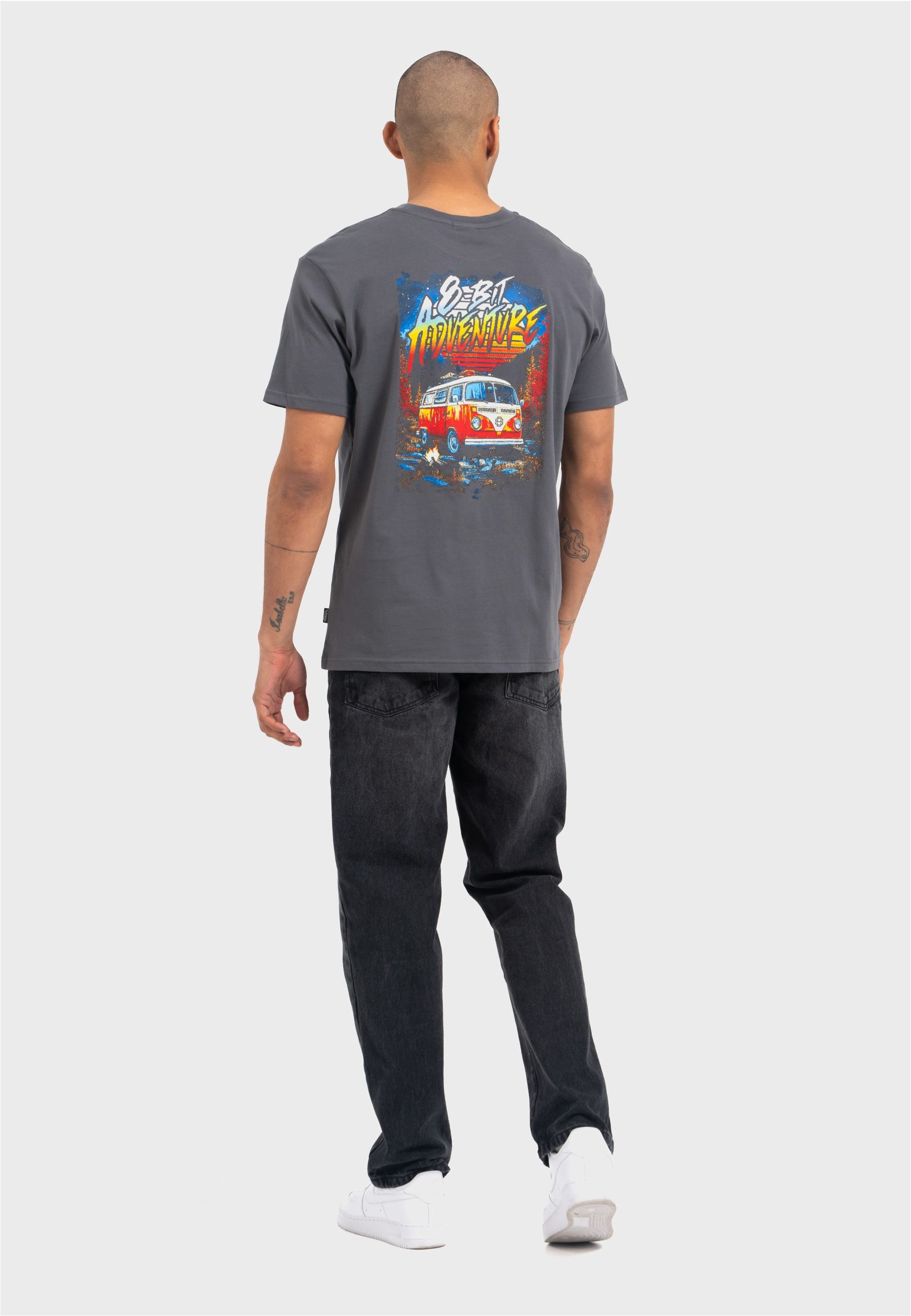 Oldskull T-Shirt Retro Roadtrip Logo Graphic im zeitlosen Retro-Design mit Vintage-Print