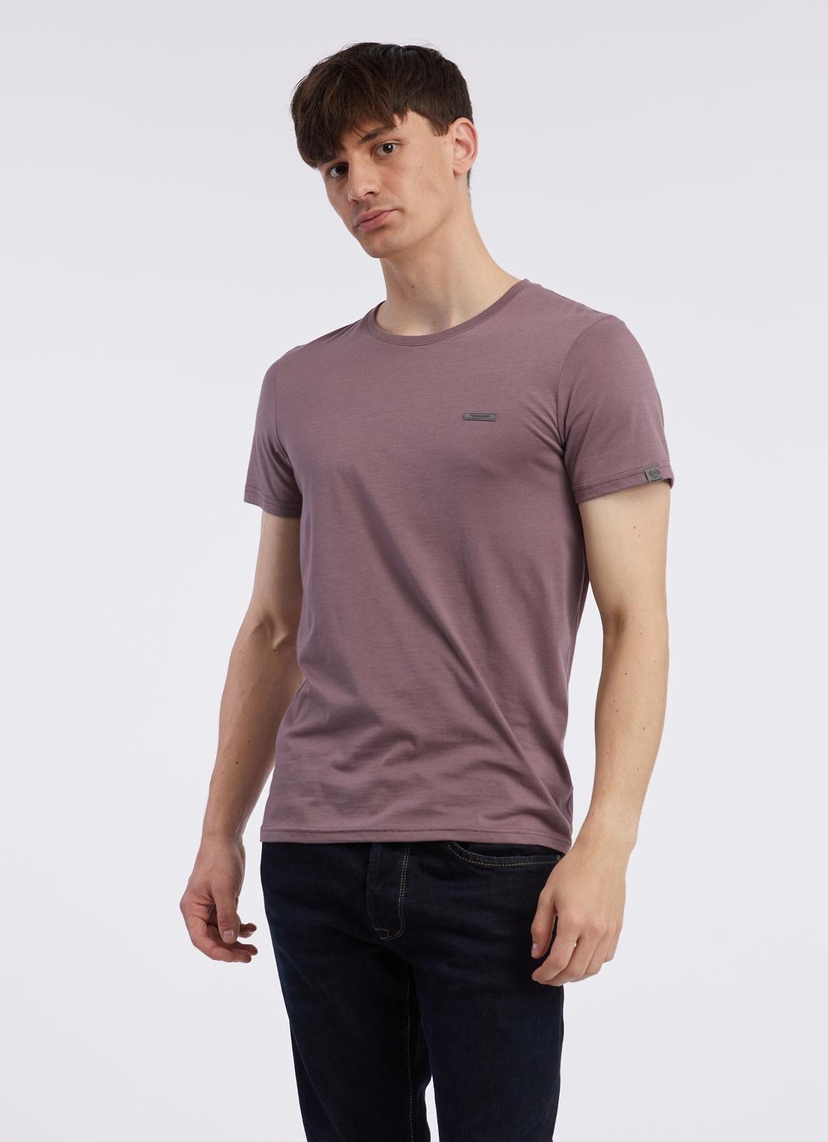 Ragwear T-Shirt - Kurzarm Shirt einfarbig mit Logo - Nedie