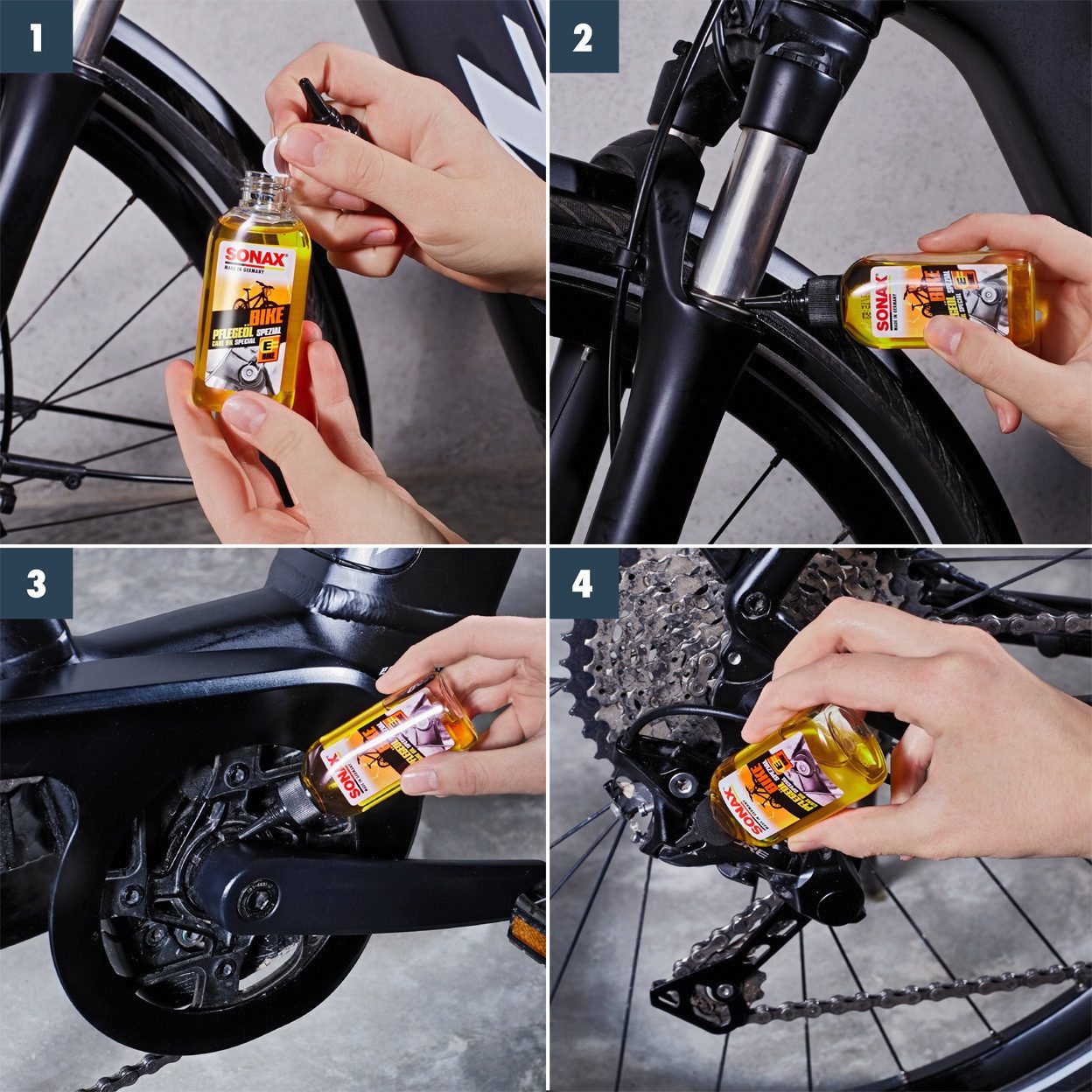 Sonax Fahrradöl BIKE PflegeÖl spezial, 50 ml, Pflegeöl auf Naturölbasis
