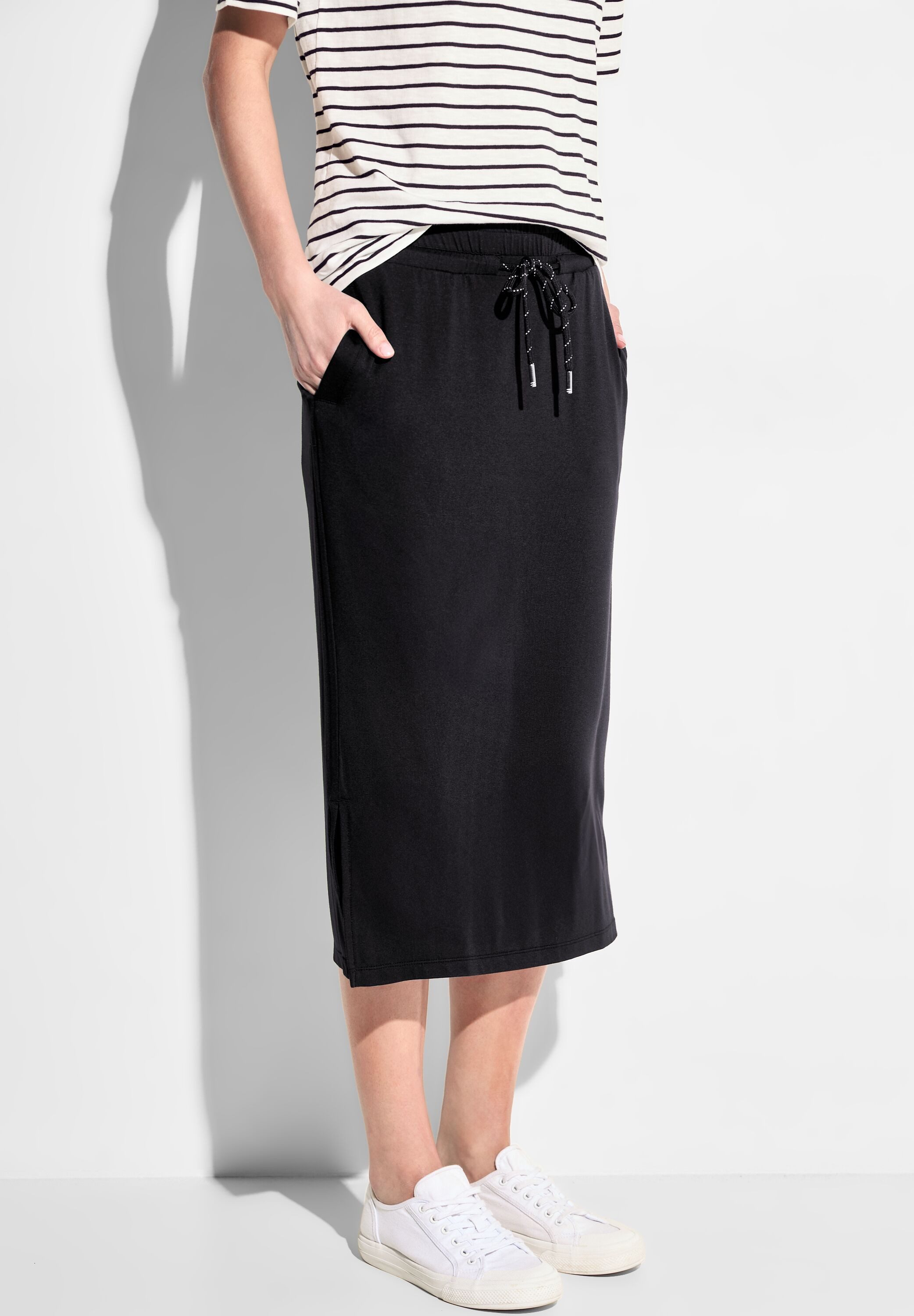 CECIL Jerseyrock in Unifarbe