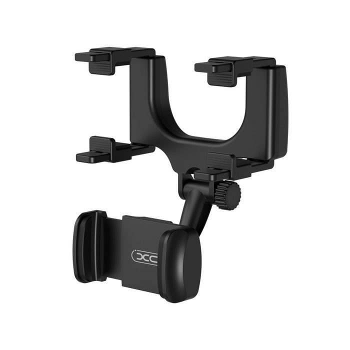 XO KFZ-Halterung Handy-Halter Rückspiegel kompatibel mit Smartphones schwarz Smartphone-Halterung