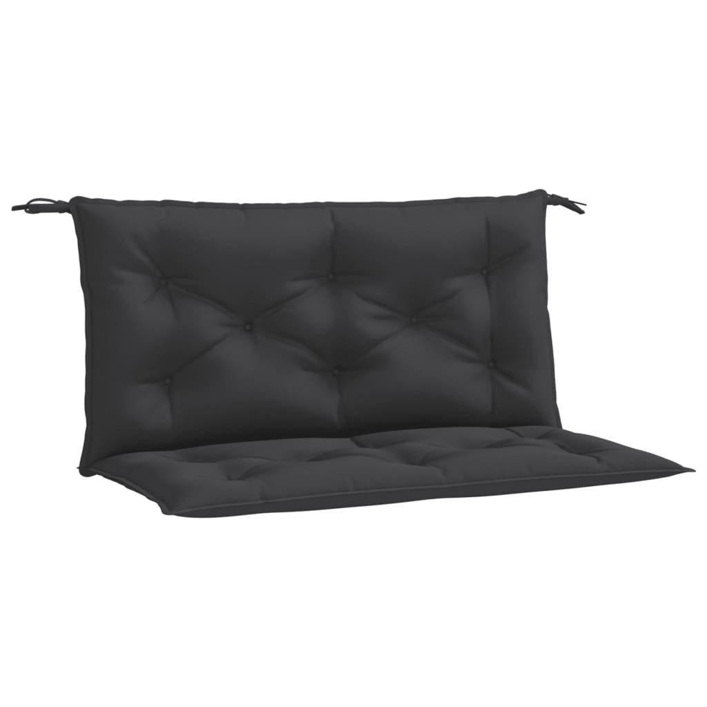 vidaXL Sitzauflage Gartenbank-Auflagen 2 Stk. Schwarz günstig online kaufen