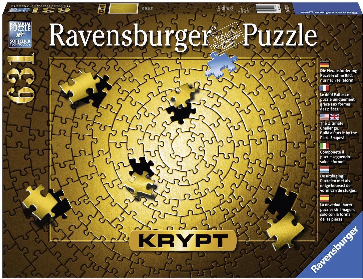 Ravensburger Puzzle »Krypt Gold«, 631 Puzzleteile, Made in Germany