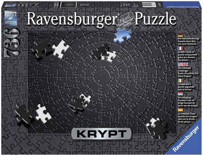 Ravensburger Puzzle »Krypt Black«, 736 Puzzleteile, Made in Germany, FSC® - schützt Wald - weltweit