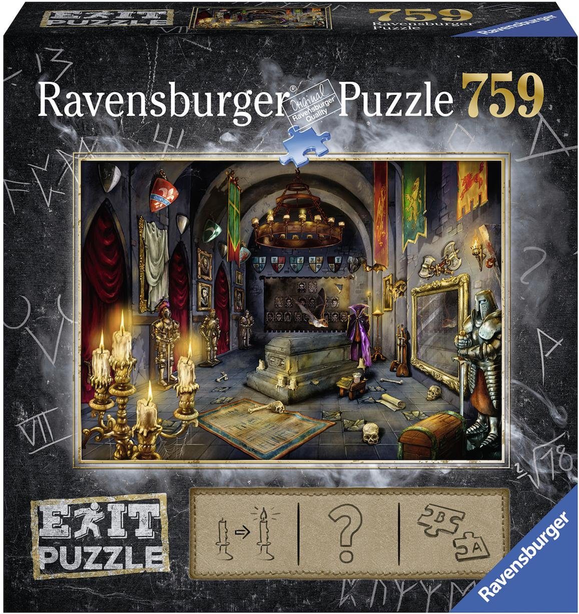 Image of Ravensburger Puzzle »Puzzle Exit 6: Im Vampirschloss«, 759 Puzzleteile, Made in Germany, FSC® - schützt Wald - weltweit
