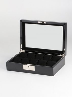 Rothenschild Uhrenbox Rothenschild Uhrenbox RS-2386-10BL für 10 Uhren schwarz