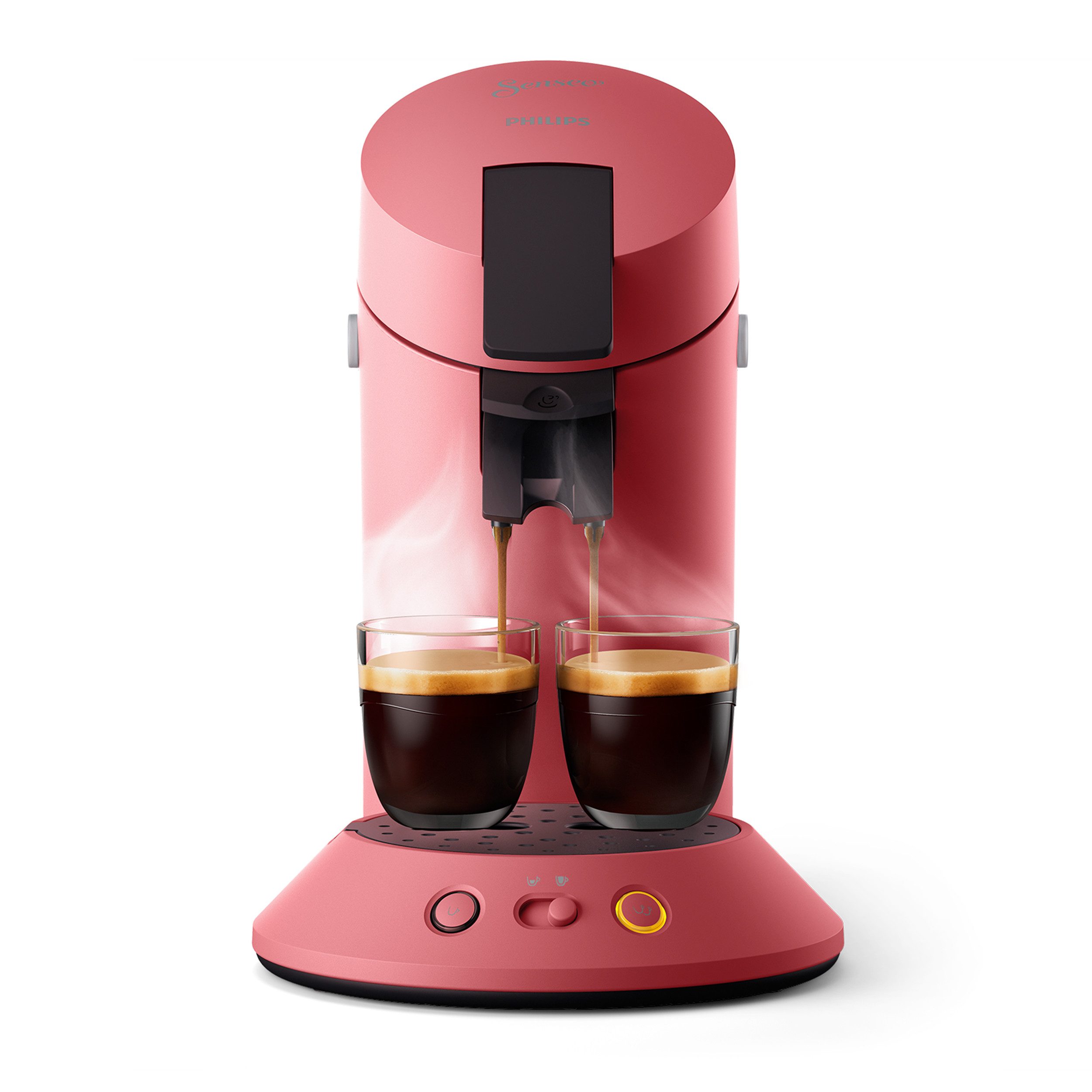 Philips Senseo Kaffeepadmaschine Original Plus CSA210/35, mit zwei Kaffee-Einstellungen, aus 28% rec. Plastik