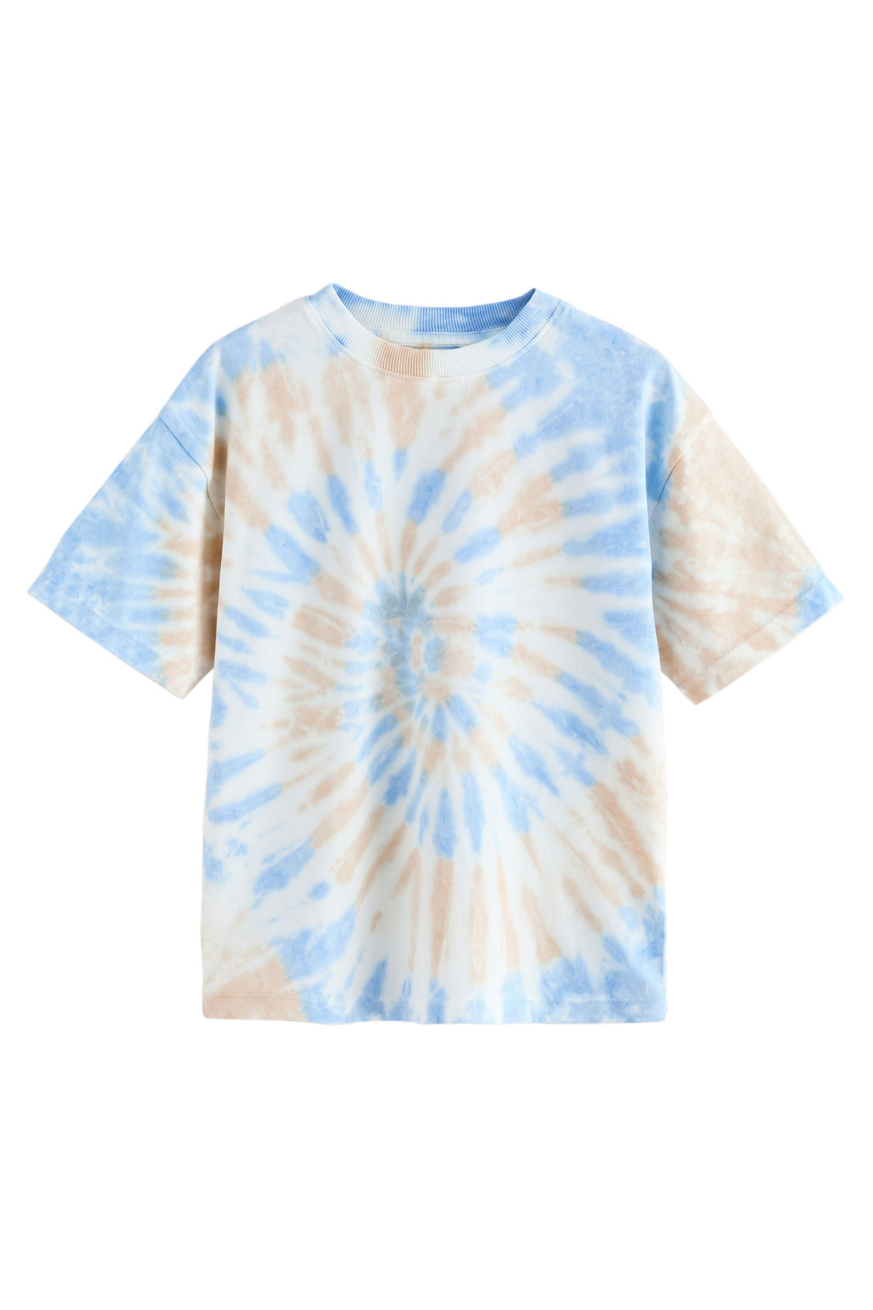 T-Shirt Batik-T-Shirt mit kurzen Ärmeln