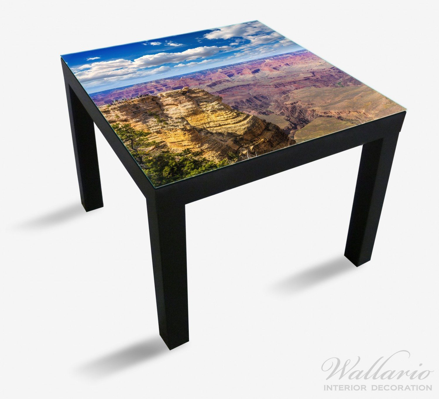 Wallario Tischplatte Felsenschlucht Canyon St), Lack Arizona Park geeignet im für Grand Ikea (1 Tisch