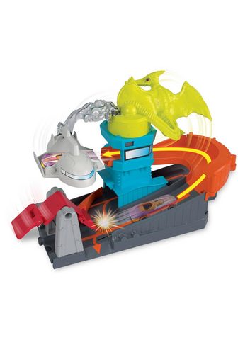 HOT WHEELS Autorennbahn "City Dino Flugsauri...