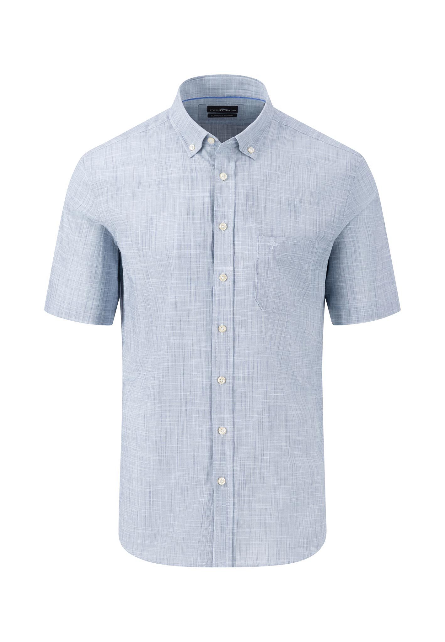 FYNCH-HATTON Kurzarmhemd Summer Slub Solids, B.D., günstig online kaufen