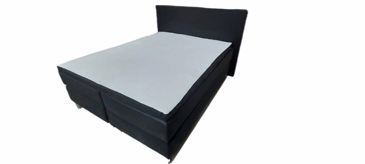 JVmoebel Bett Bett Made Holzgestell (1-tlg., Sofort Modern Bett), Europa in Schlafzimmermöbel Schwarz
