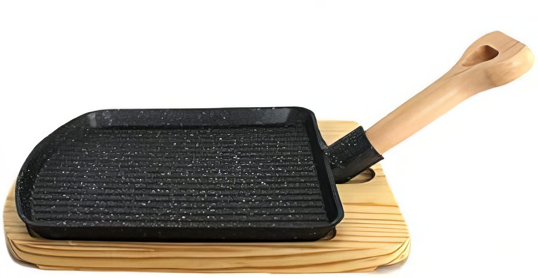 Grillpfanne Heiße Pfanne Servierpfanne Gusseisen