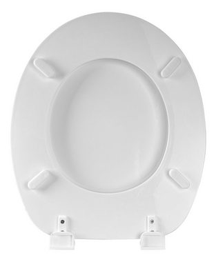 Calmwaters WC-Sitz, Weiß, Normalbefestigung von unten, Standard O-Form, 26LP2866