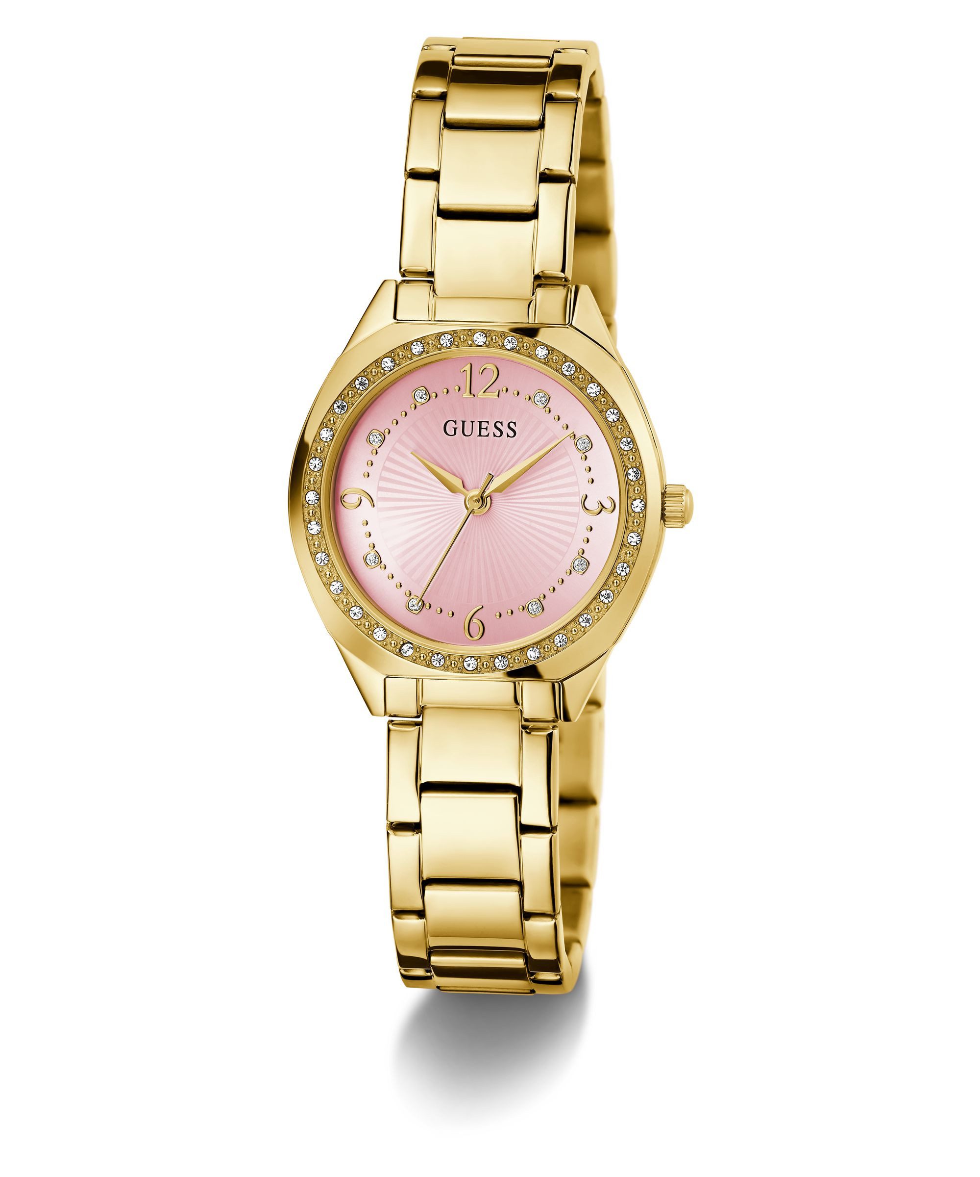 Guess Quarzuhr GUESS-CHARLOTTE GW0767L7, Armbanduhr, Damenuhr, Edelstahlarmband, analog