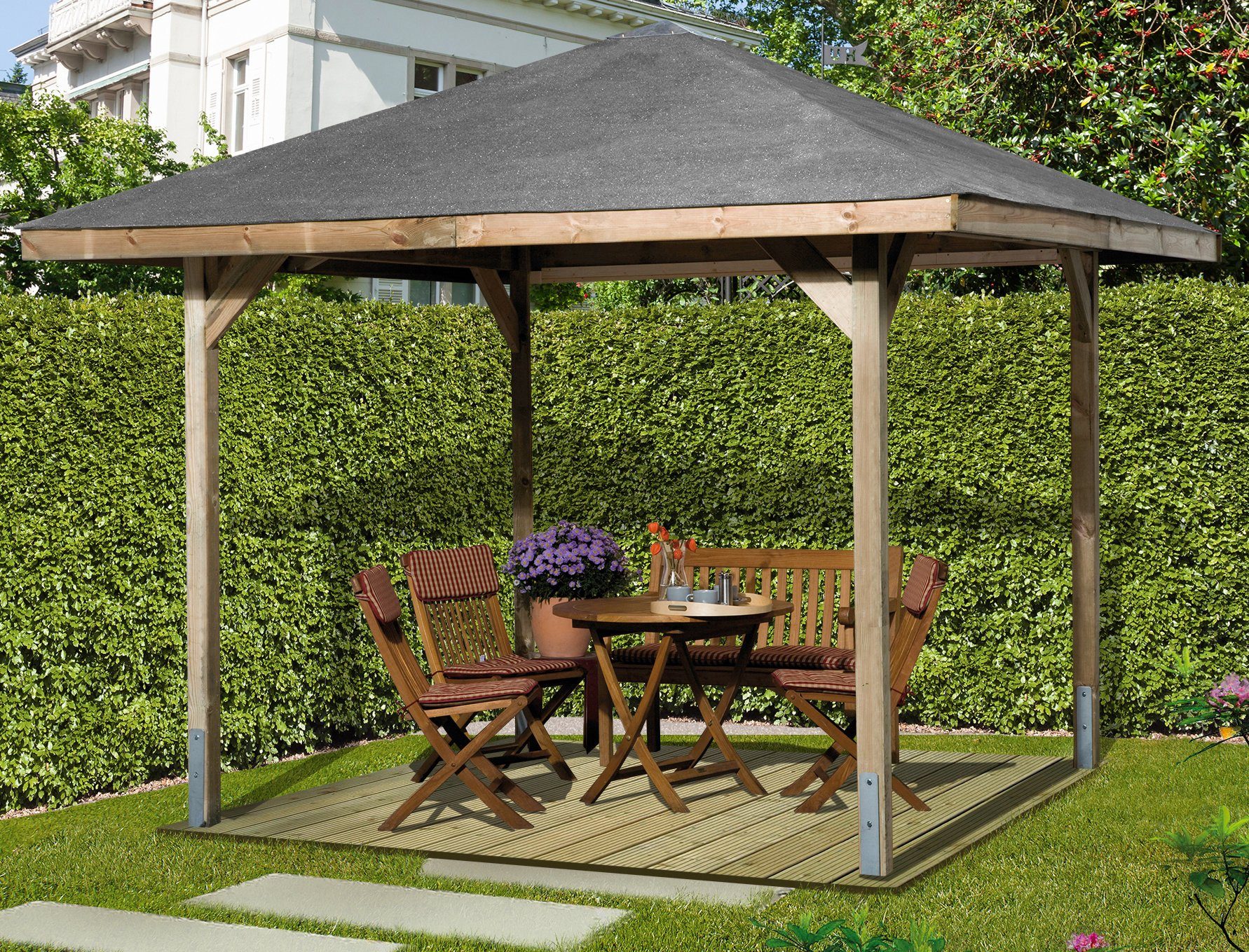 weka Pavillon »Paradies 1«, BxT 294x294 cm kaufen OTTO