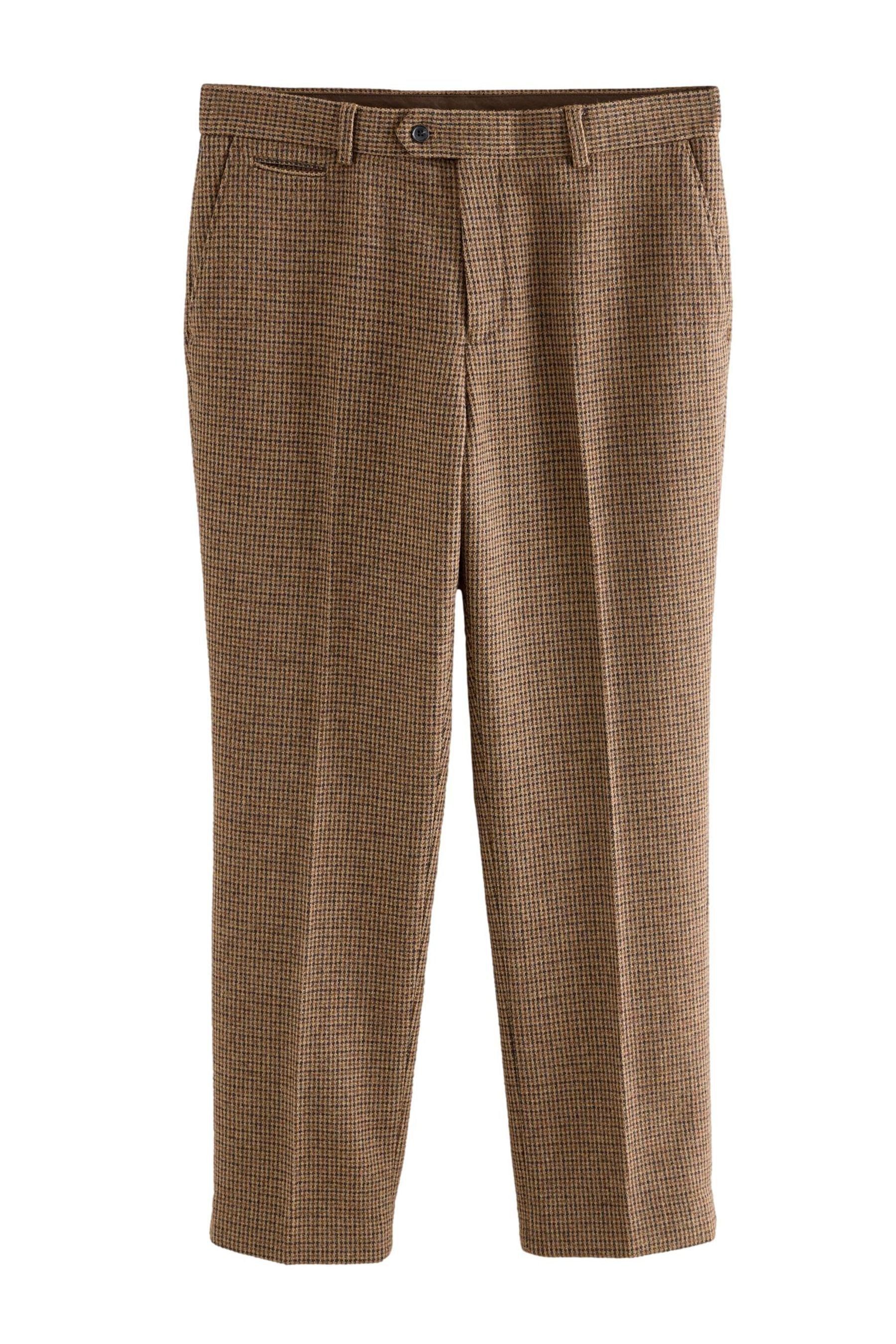 Next Stoffhose Strukturierte Hose mit Hahnentrittmuster und Wolle (1-tlg) günstig online kaufen