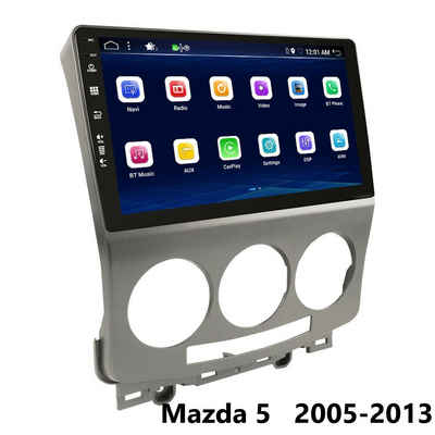 GABITECH Android Autoradio Für Mazda 5 2005-2013 9" Touchscreen BT GPS USB FM Einbau-Navigationsgerät